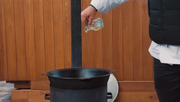 Рагу из курицы в казане - рецепт от Константина Ивлева