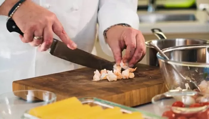 Каннеллони с креветками - рецепт от Константина Ивлева