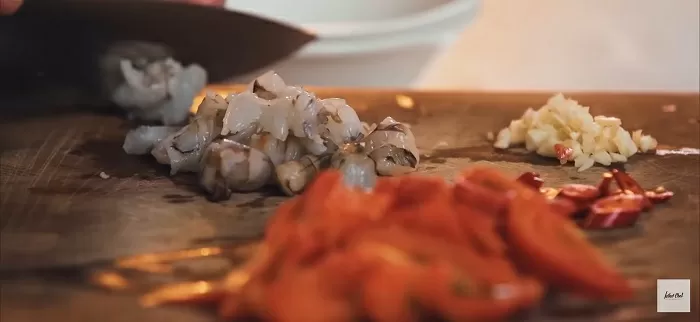 Паста Арабьята с креветками - рецепт от Константина Ивлева