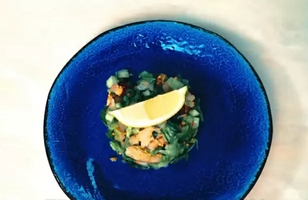 Тартар из креветок - рецепт от Константина Ивлева