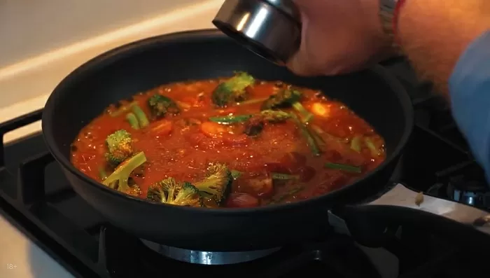 Паста с овощами - рецепт от Константина Ивлева