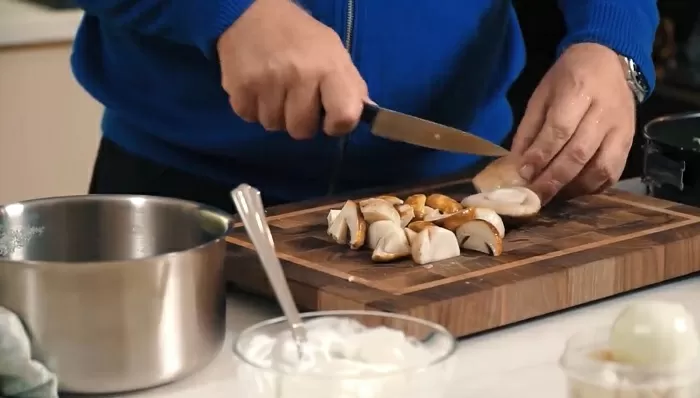 Картофельный пирог с грибами  - рецепт от Константина Ивлева