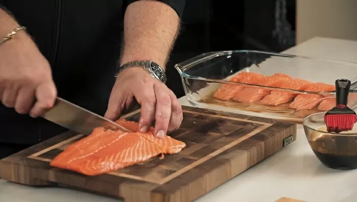 Форель в соусе терияки с овощами - рецепт от Константина Ивлева