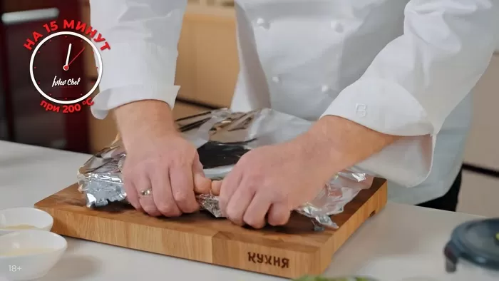 Салат с семгой, картофелем и рукколой - рецепт от Константина Ивлева