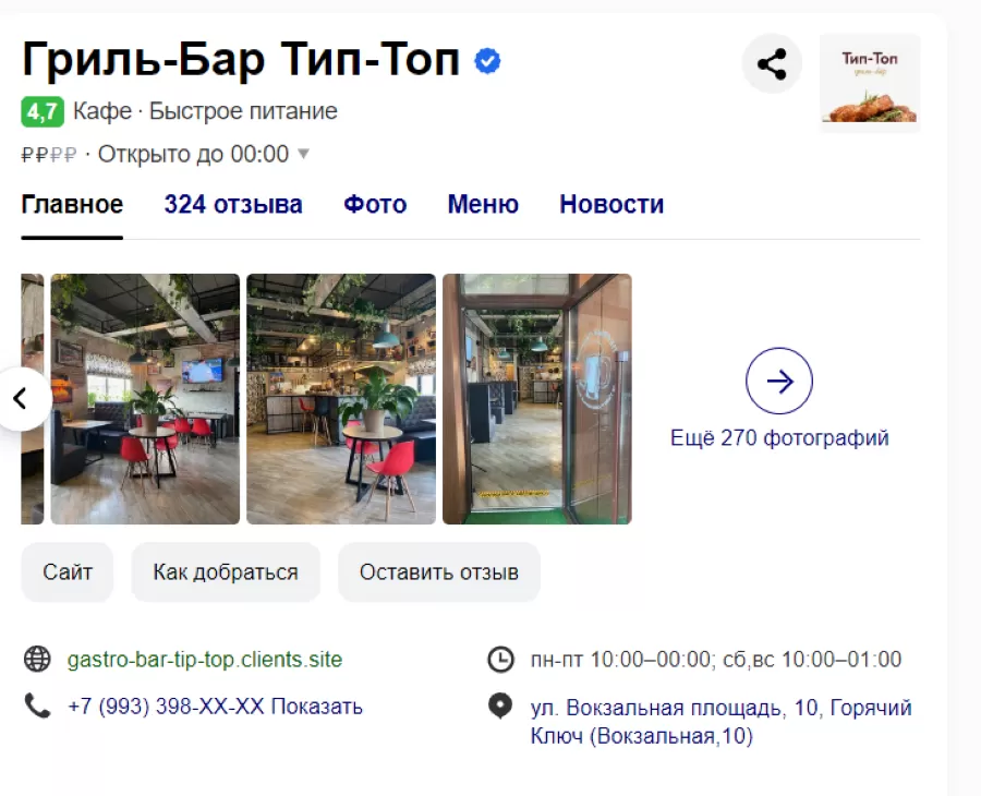 А что с заведением Тип-Топ стало после программы?