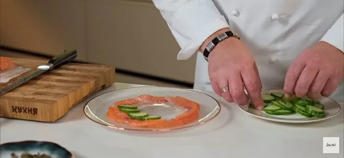 Карпаччо из лосося - рецепт от Константина Ивлева