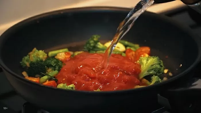 Паста с овощами - рецепт от Константина Ивлева