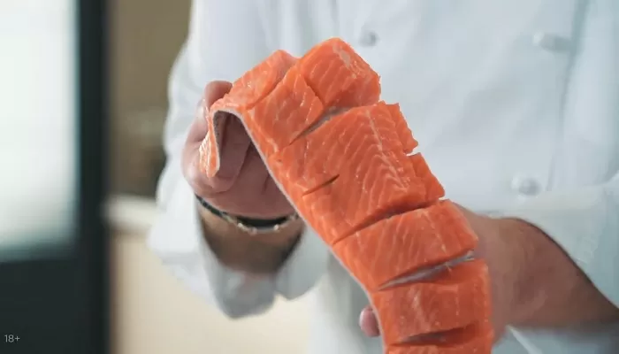 Форель с беконом и фасолью - рецепт от Константина Ивлева