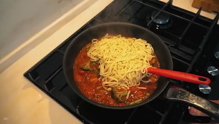 Паста с овощами - рецепт от Константина Ивлева