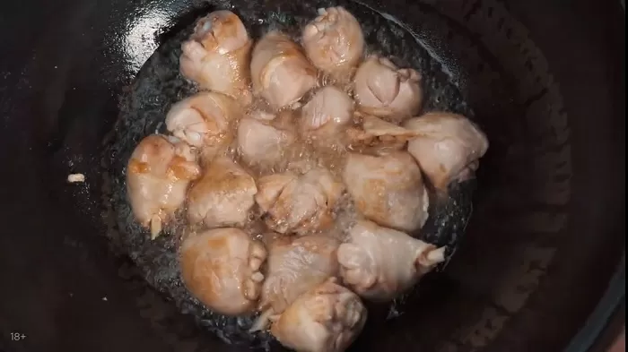 Рагу из курицы в казане - рецепт от Константина Ивлева