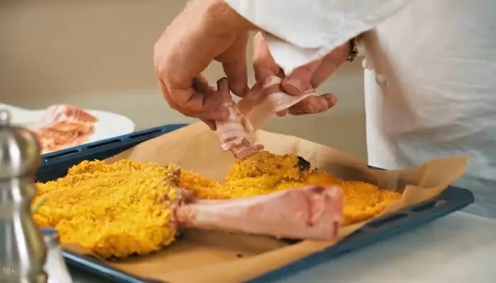 Шницель на кости - рецепт от Константина Ивлева