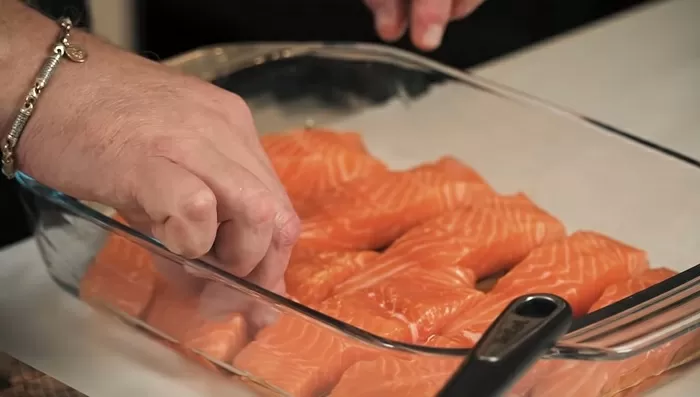 Форель в соусе терияки с овощами - рецепт от Константина Ивлева