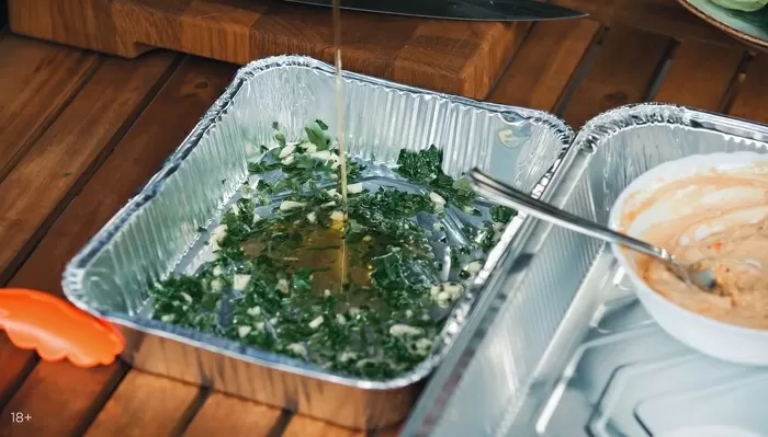 Шаурма с креветками и кальмарами - рецепт от Константина Ивлева