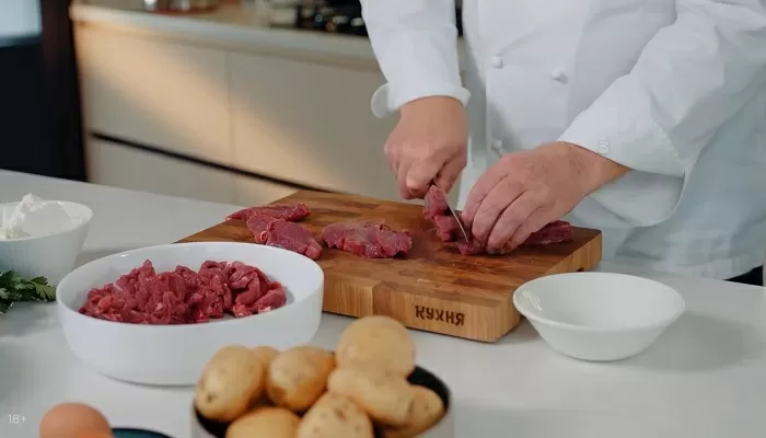 Бефстроганов в дачном стиле - рецепт от Константина Ивлева