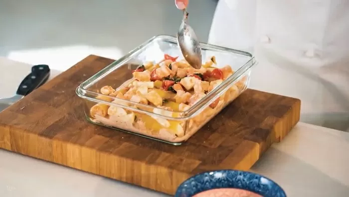 Каннеллони с креветками - рецепт от Константина Ивлева