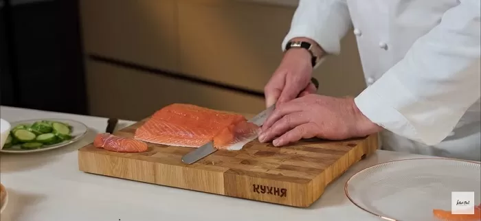 Карпаччо из лосося - рецепт от Константина Ивлева