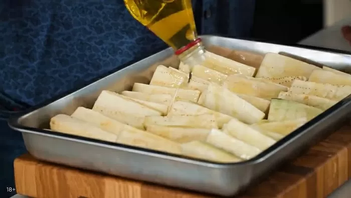 Кускус с баклажанами - рецепт от Константина Ивлева