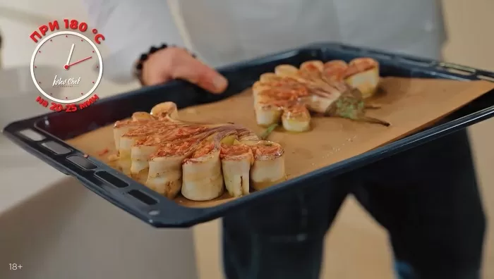 Запеченные баклажаны с фаршем - рецепт от Константина Ивлева