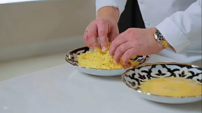 Шницель из перца рамиро с соусом песто - рецепт от Константина Ивлева
