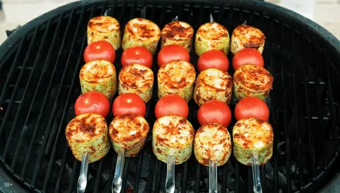 Шашлык из овощей  - рецепт от Константина Ивлева