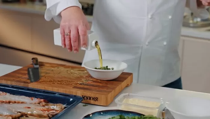 Королевские креветки в духовке - рецепт от Константина Ивлева