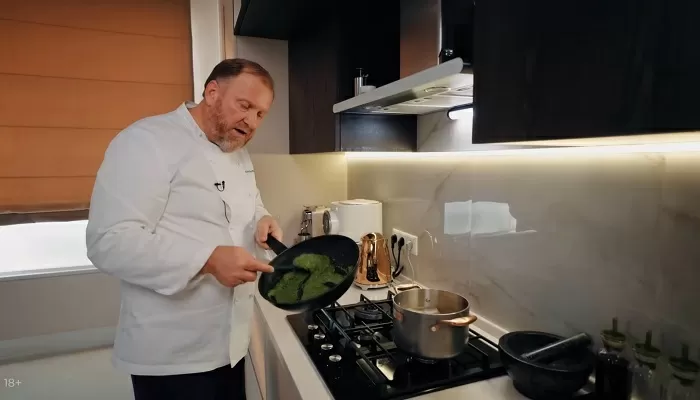 Паккери с сыром и шпинатгом - рецепт от Константина Ивлева