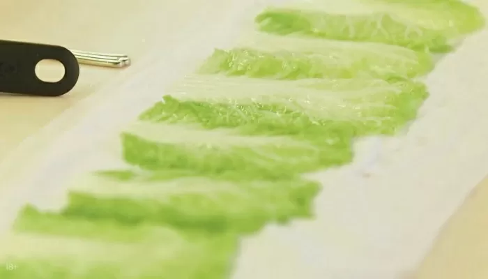 Мини-голубцы с фасолью - рецепт от Константина Ивлева