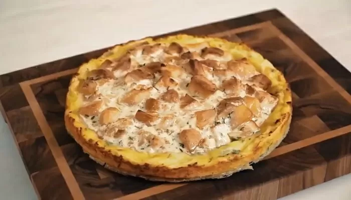 Картофельный пирог с грибами  - рецепт от Константина Ивлева