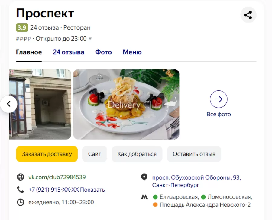А что с заведением Проспект стало после программы?