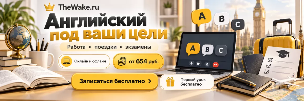 TheWake.ru - английский под ваши цели